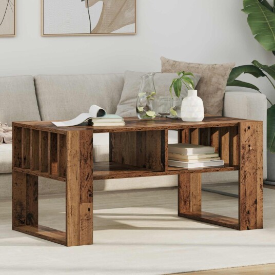Kaffebord Gammelt tre 92 x 49,5 x 45 cm Konstruert tre