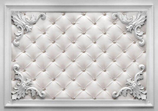 Fototapet Quilted Leather 100x70 - Artgeist sp. z o. o.