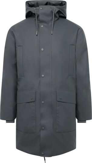 Rains Nome Long Parka W3T3   Grey   XS