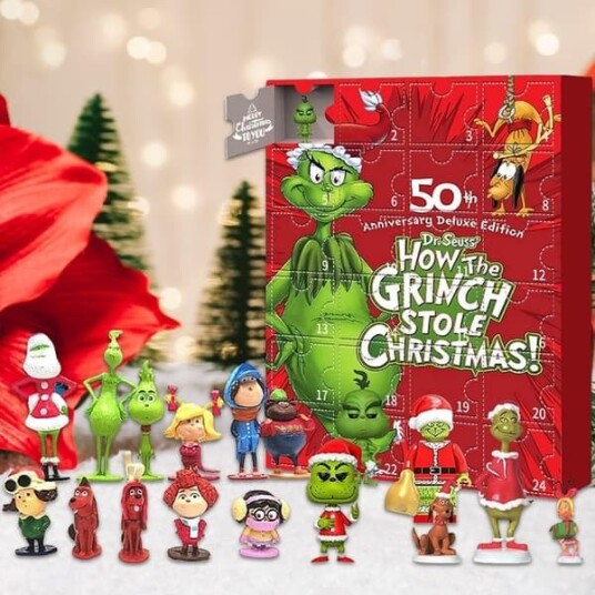 1 stk Grinchen Julekalender med forskjellige stiler 24 dager