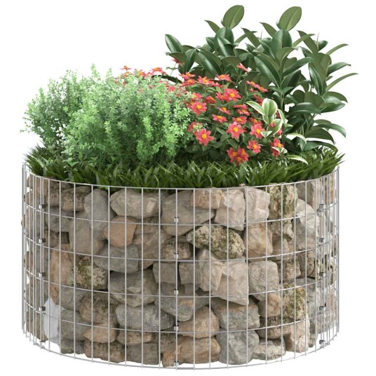 Sirkulær gabion stolpe galvanisert stål Ø100x50 cm Sirkulær gabion stolpe galvanisert stål Ø100x50 cm
