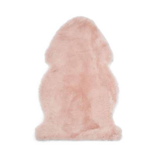 Nordic Sheep Baby saueskinn kort ull New Zealand Lys Rosa 95x55 cm