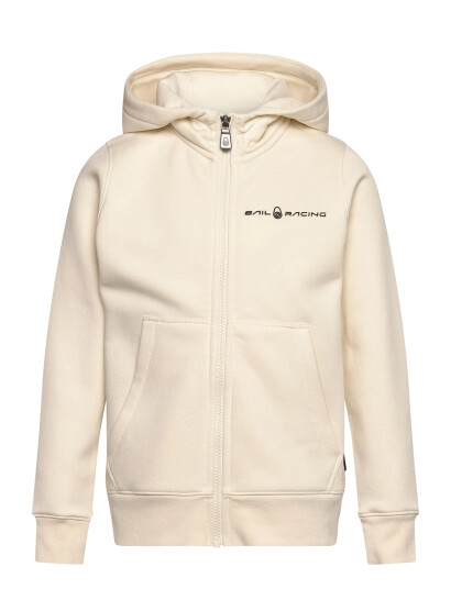 Sail Racing Jr Bowman Logo Zip Hood - Cream - 152 Sail Racing Jr Bowman Logo Zip Hood - Cream - 152
