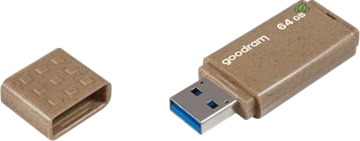 Goodram Ume3 Usb-Flashstasjon 64 Gb Usb 3.0 Mørk Beige