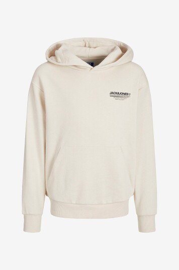 Jack & Jones Junior Hettegenser jjOlive Sweat Hood Jnr Beige