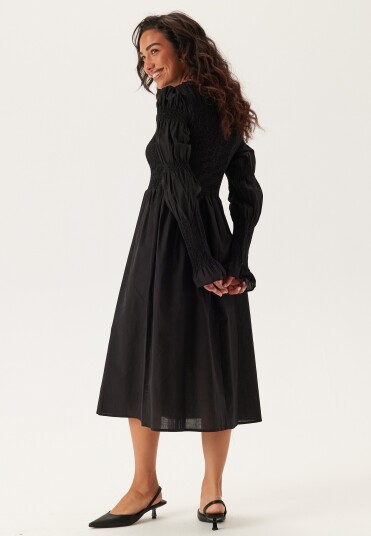Yas Yaschemma Ls Smock Midi Dress
