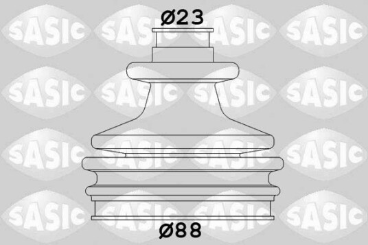 Sasic Mansjett drivaksel SASIC 2933803