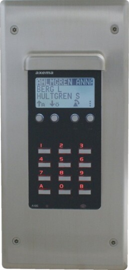 Axema 2-3860 Frontpakke Innfelt Rustfritt Stål