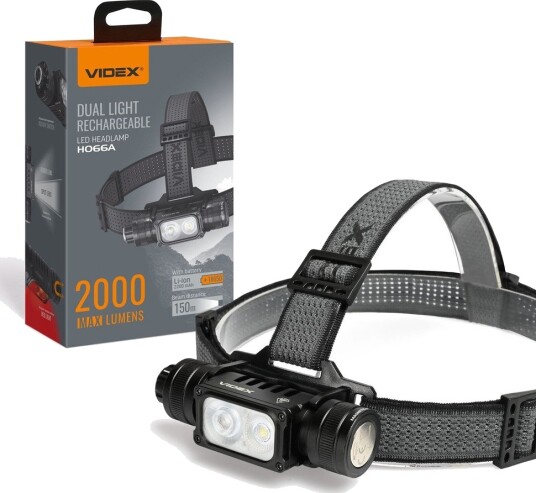 Videx LED hodelykt - 5000K - Kulør : Nøytral Videx LED hodelykt - 5000K - Kulør : Nøytral