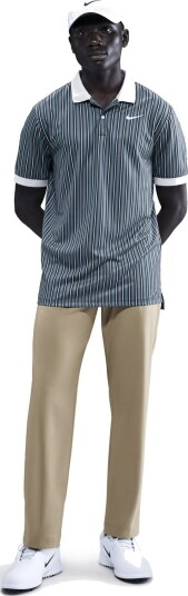 Nike Velocity M Dri Fit Golf Pants Golfbukser herre Limestone Black Limestone 38   32