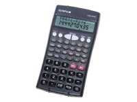 Olympia LCD 8110, Lomme, Vitenskaplig, 12 sifre, 2 linjer, Batteri, Antrasitt