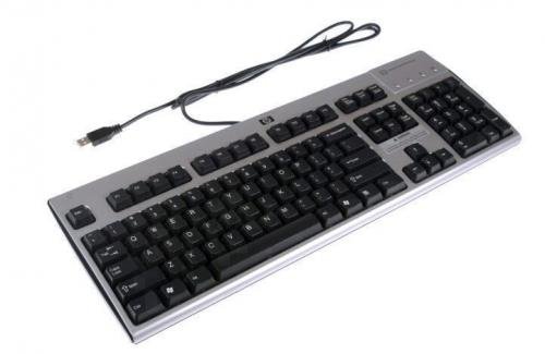 Hp - Tastatur - Usb - Tyrkisk - Sølv, Karbonittsvart