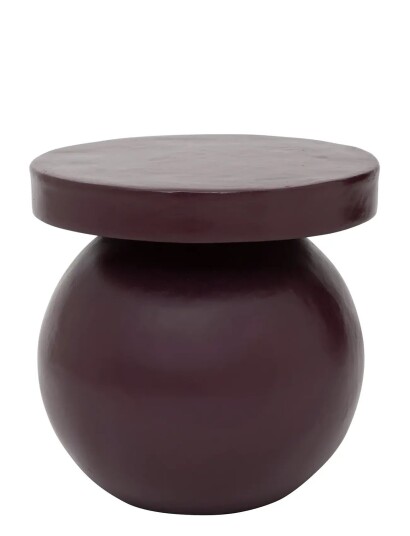 Urban Nature Culture Urban Nature Culture Side Table Mosi Burgundy Ø 40 CM