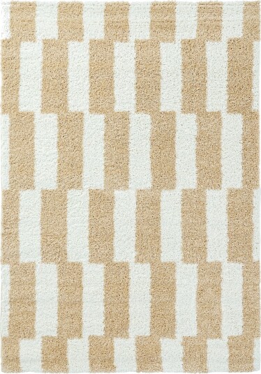 Ryetepper Tamri beige/hvit Størrelse: 200 x 290 cm