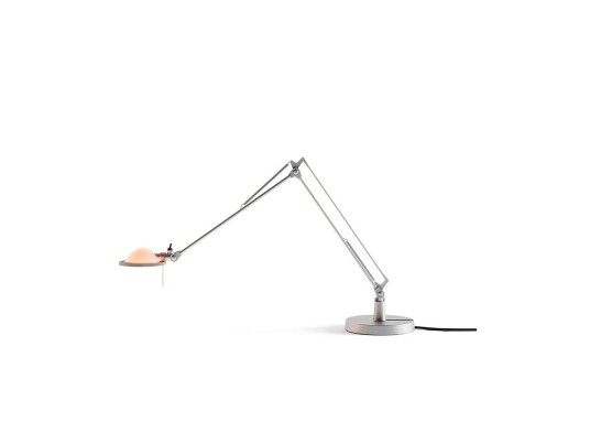 Luceplan Berenice Bordlampe 30x30 Pink Glass/Alu