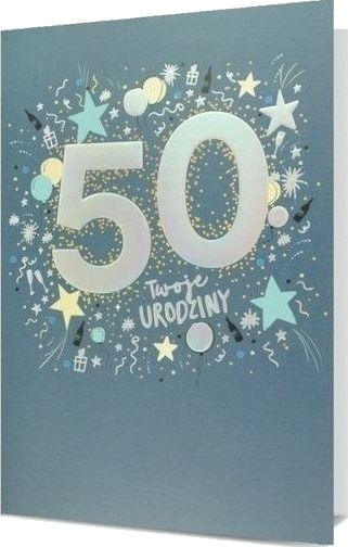 Kort B6 Bursdag 50