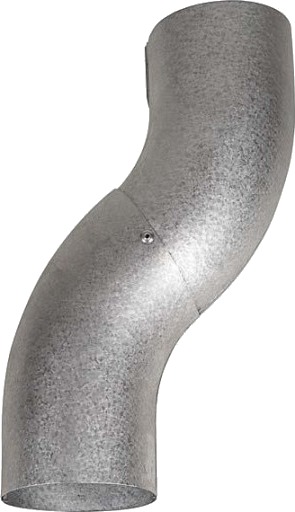 ALUZINK NEDSTRØMS 90 MM zinc