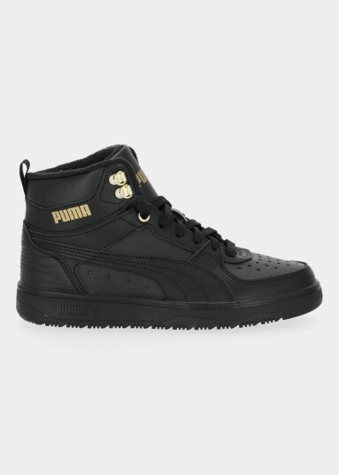 Puma Rebound Rugged Jr Black Black Tea 37 Uk 4 Sneakers