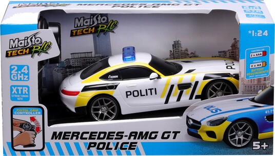 Maisto Tech Radiostyrt Bil Mercedes-AMG GT Politibil 1:24