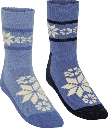 Kari Traa Women"s Rusa Wool Sock 2-pack Sea 39-41 Kari Traa Women"s Rusa Wool Sock 2-pack Sea 39-41