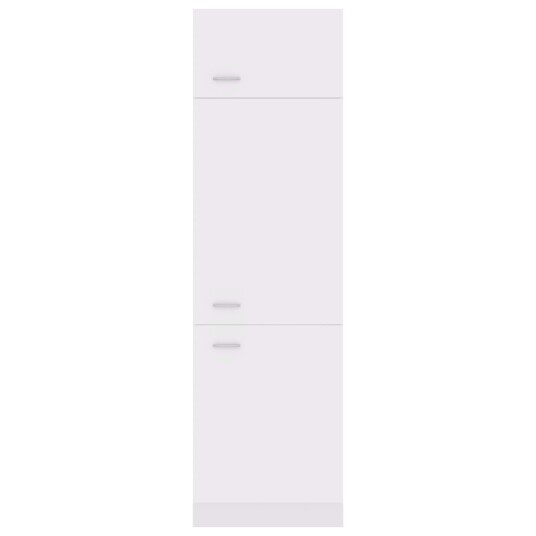 vidaXL Skap for kj?kkenskap hvit 60x57x207 cm sponplate vidaXL Skap for kj?kkenskap hvit 60x57x207 cm sponplate