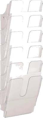 DURABLE Brosjyrestativ for vegg FLEXIPLUS 6 A4 stende