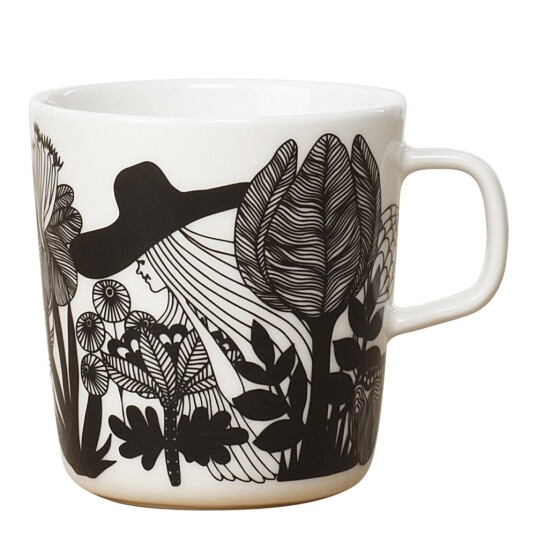 Marimekko Oiva Siirtolapuutarha krus 40 cl blomster/rosa 	067847-093