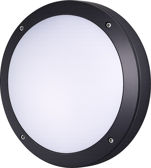 R Line Malaga Vegg Takarmatur 15W 3000K IP65 Sort