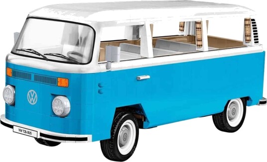 Cobi Volkswagen T2b Buss Byggesett 1:12 Lyseblå/Hvit 2366 Deler Cobi Volkswagen T2b Buss Byggesett 1:12 Lyseblå/Hvit 2366 Deler