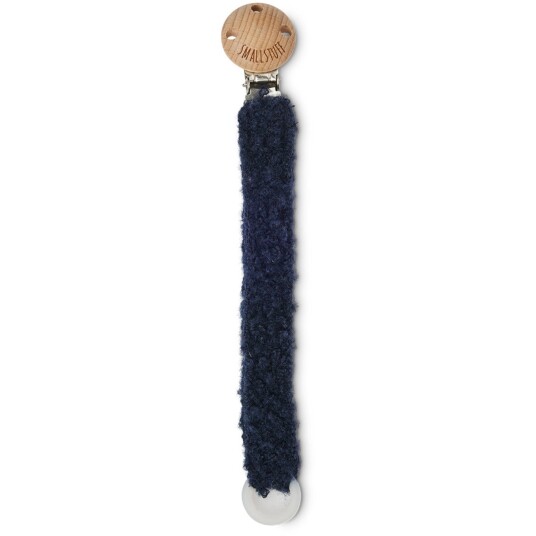 Smallstuff Navy Strikket Smokk Snor Bouclé Merinoull