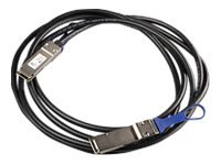 Mikrotik - Direkte 100Gbase-Koblingskabel - Qsfp28 (Hann) Til Sfp28 (Hann) - 3 M - For Cloud Core Router Ccr2216-1G-12Xs-2Xq