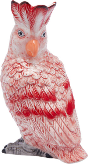 Papegøye vase 22 cm rosa