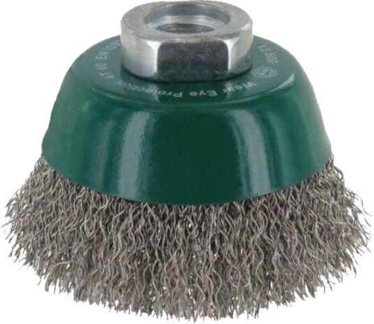 Abraboro Endebørste 60 Mm/M14 Abraboro Krimpetråd 0,3 Mm Inox Ab90409052 Abraboro