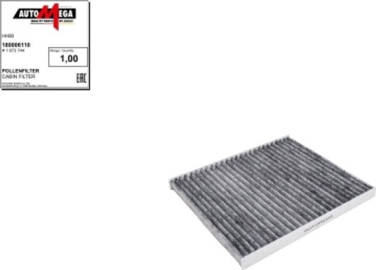 Kupefilter AUTOMEGA 180006110