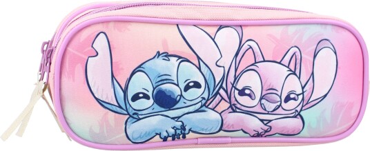 Disney Lilo &  Stitch Dobbeltpennal Wild Energy Rosa