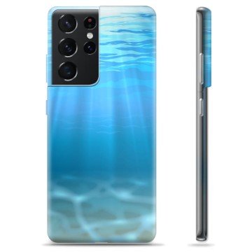 Samsung Galaxy S21 Ultra 5G TPU-deksel Hav