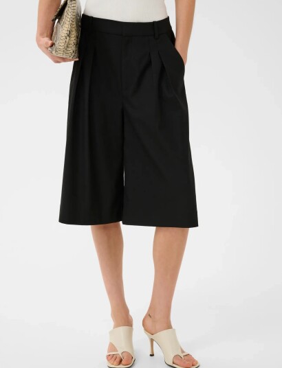 Gestuz Gzpaula Hw Wide Shorts Black 36 Gestuz Gzpaula Hw Wide Shorts Black 36