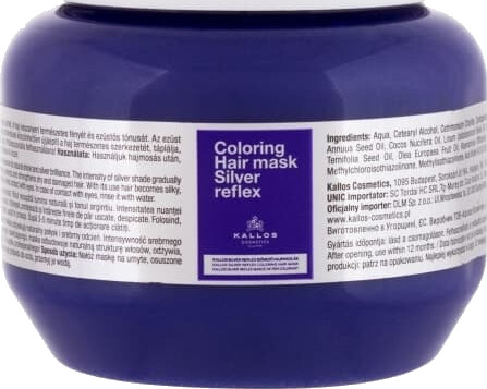 Kallos Silver Reflex Hårmaske 275 ml