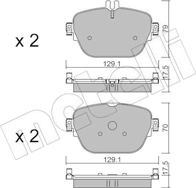 METELLI 22 1138 0 Bremseklosser