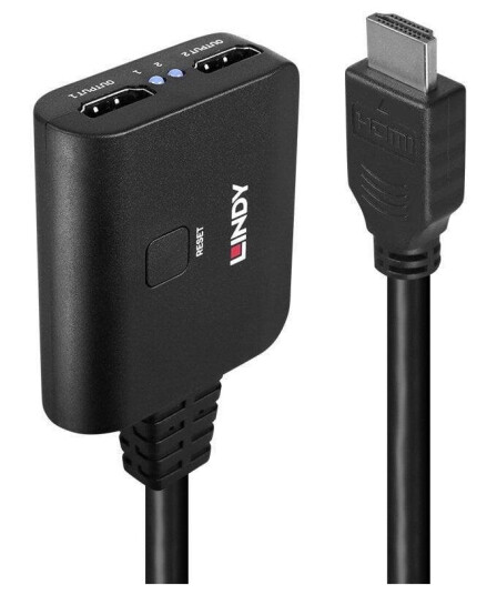 Lindy "2 Port HDMI 4K60 Splitter