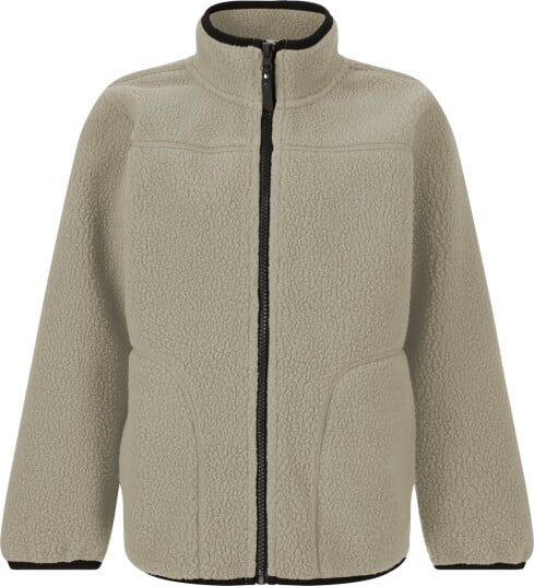 ZigZag Root Teddy Fleecetrøye Barn Beige 128