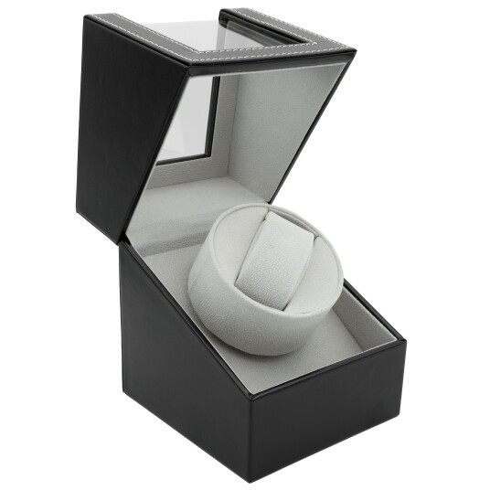 Mulhouse Watch Winder 1 klokke Svart Lær KXD0539 - Unisex - Leather
