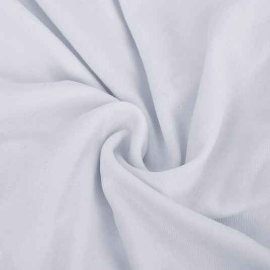 vidaXL 4-seters sofaovertrekk polyester hvit