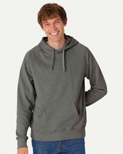Neutral Organic   Mens Hooded Sweat Grå