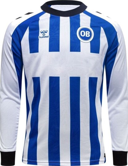 Odense Boldklub Hjemmedrakt 2026/27 Barn Langermet   Hummel størrelse 128 cm