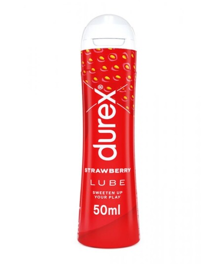 Glidemiddel vannbasert Durex jordbær