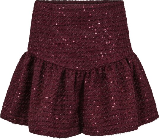 Vilje & Ve - Skjørt Laila Bouclé Burgundy