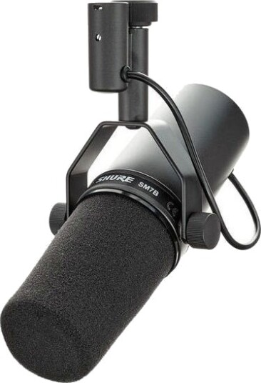 Shure SM7B Dynamisk Cardioid Mikse- og Vokalmikrofon i Svart for Podcast og Studio