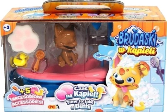 Epee Dirt Bath Corgi Hund Sort/Hvit 5 Deler
