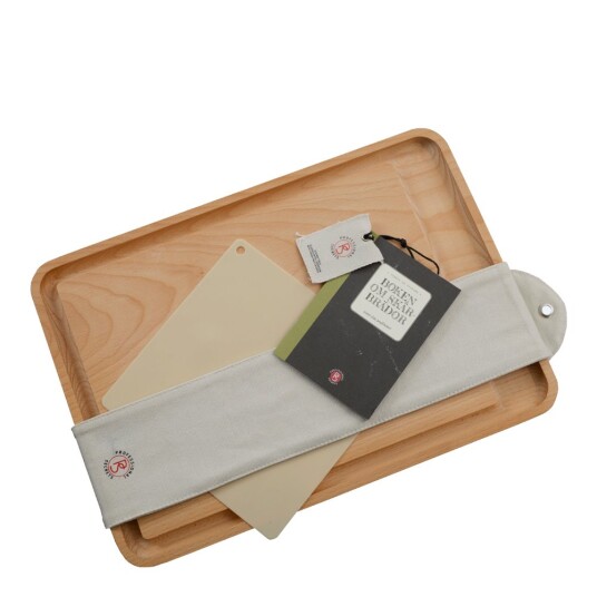 Professional Secrets Skjærefjøl med saftrille 41x30x3 cm bøk